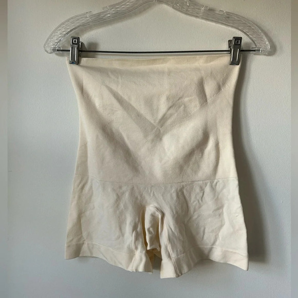Shapermint Cream Shapewear Shorts - Picture 1 of 5